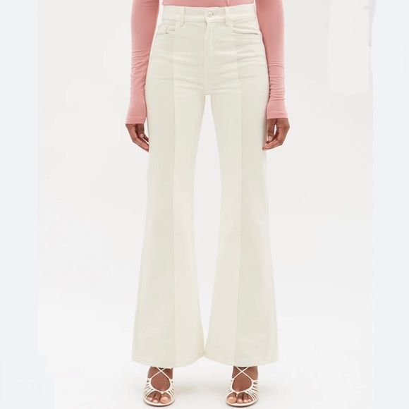 Wandler Denim - Wandler Daisy Denim Jeans in Ecru